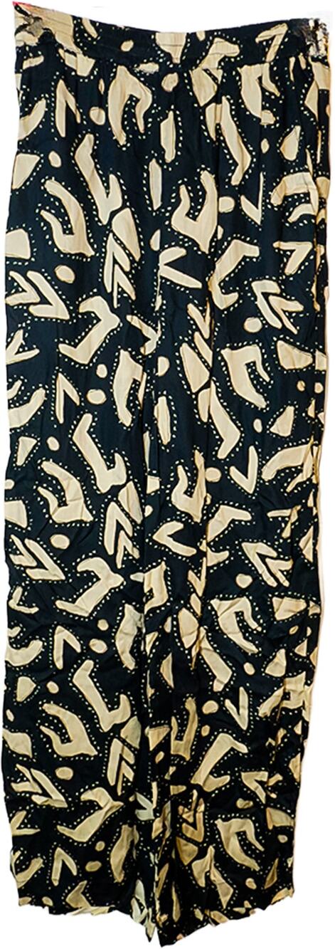 Olivaceous Emmie Pull-On Wide Leg Flowy Abstract Print Pants Women's Small NWT